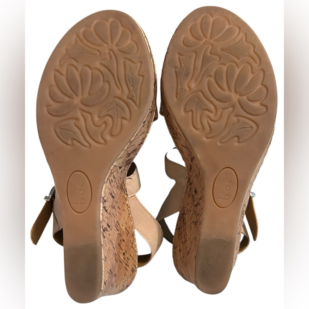 B.O.C. Schirra Wedge Sandals SZ 9M - Picture 4 of 4